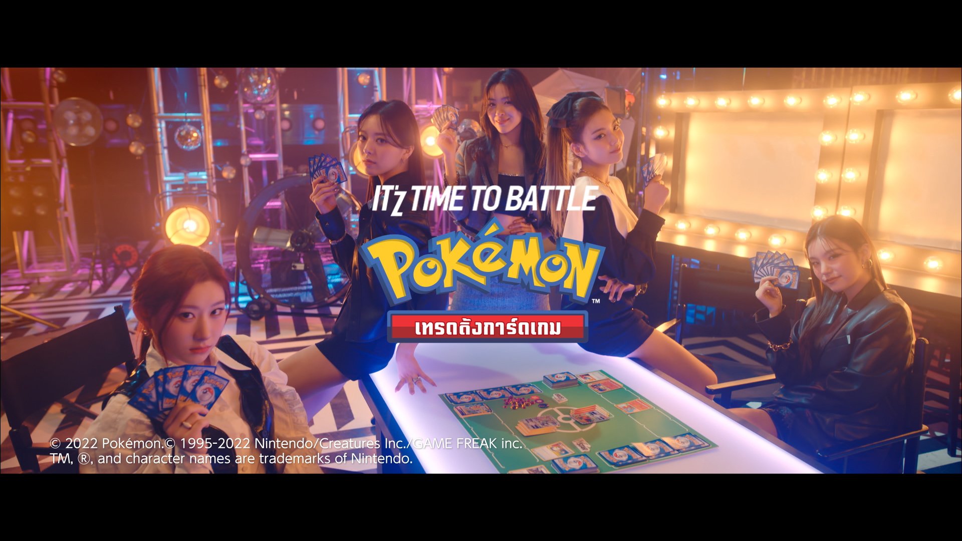 โปรเจ็กต์ที่สองของโปเกมอน x ITZY 5 สาวชวนแบทเทิลโปเกมอนเทรดดิ้งการ์ดเกม
