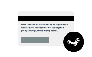 การใช้งานสินค้า Steam Wallet