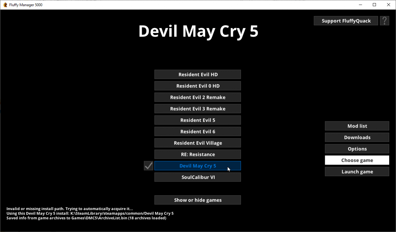 วิธีติดตั้งม็อดภาษาไทยเกม Devil May Cry 5