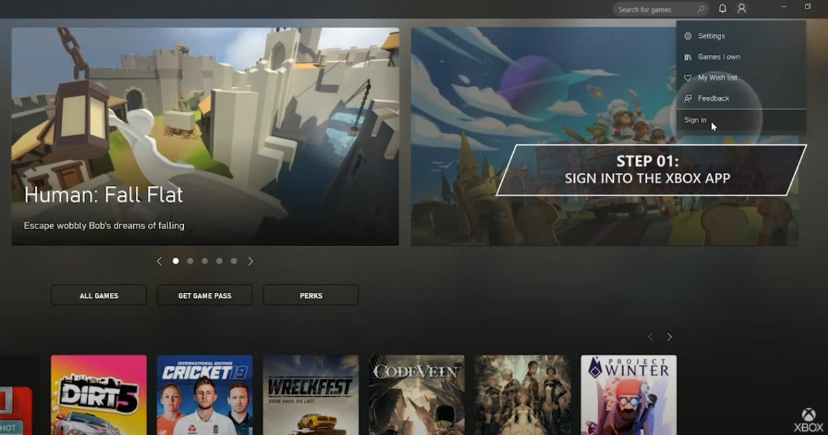 การดาวน์โหลดเกม EA Play บน Xbox Game Pass