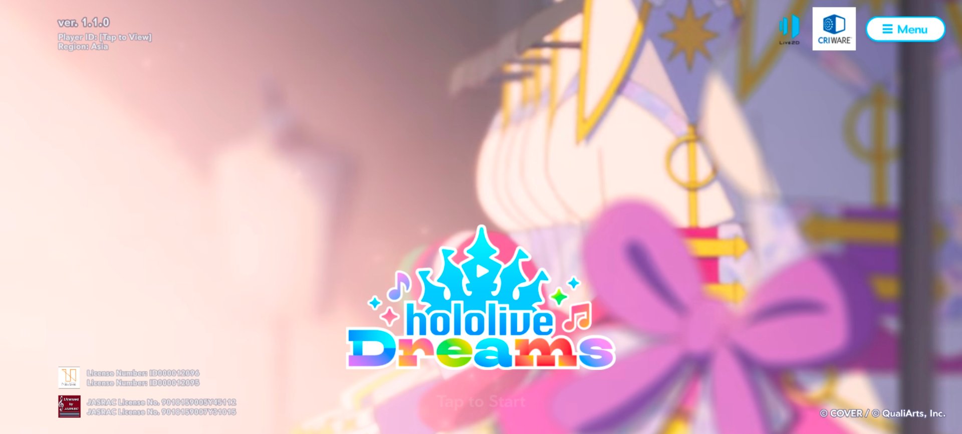 วิธีล็อกอินเกม hololive Dreams ด้วย Link ID และ Password
