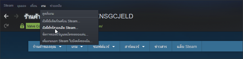 การใช้งาน Steam Wallet Pack