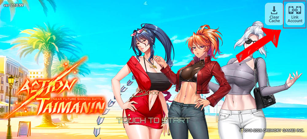 วิธีล็อกอินเกม Action Taimanin (Global)