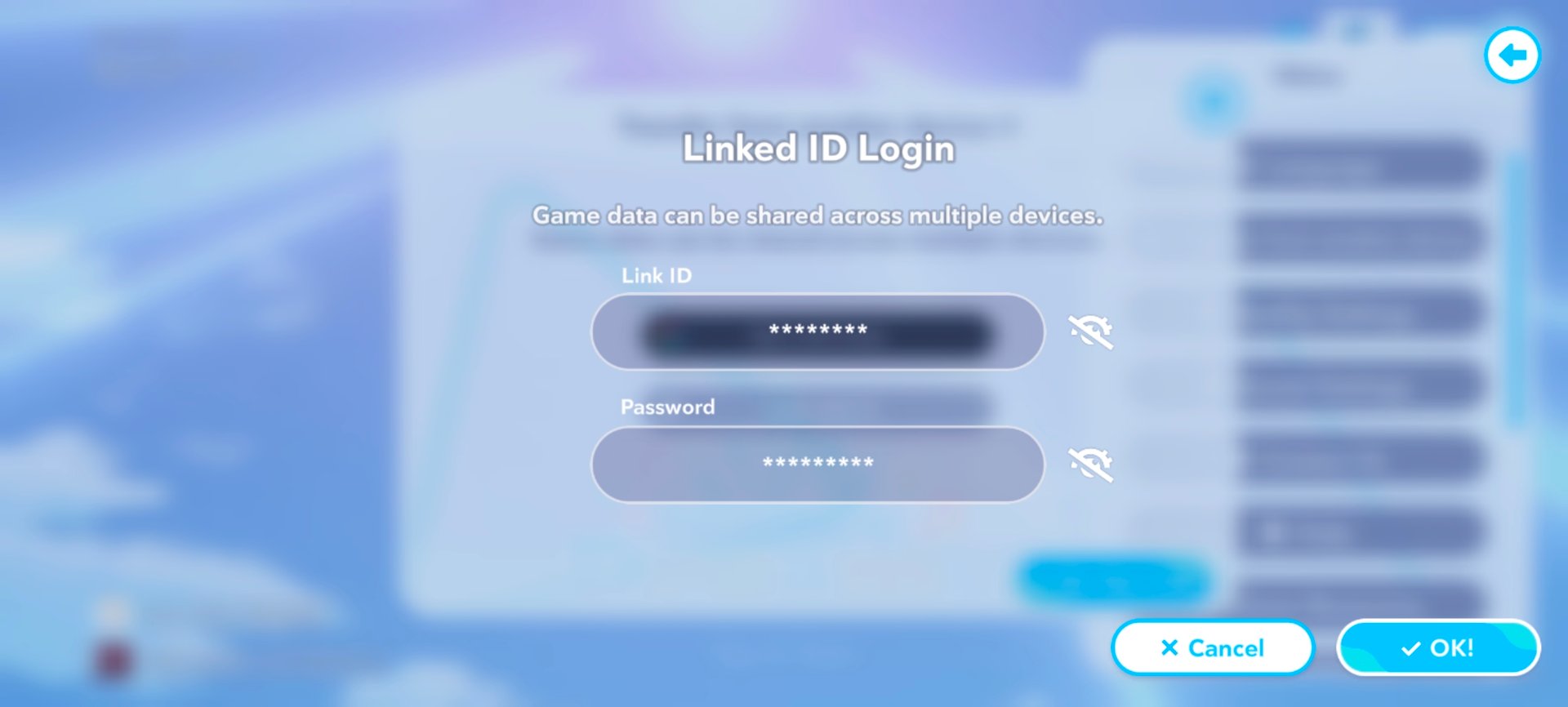 วิธีล็อกอินเกม hololive Dreams ด้วย Link ID และ Password