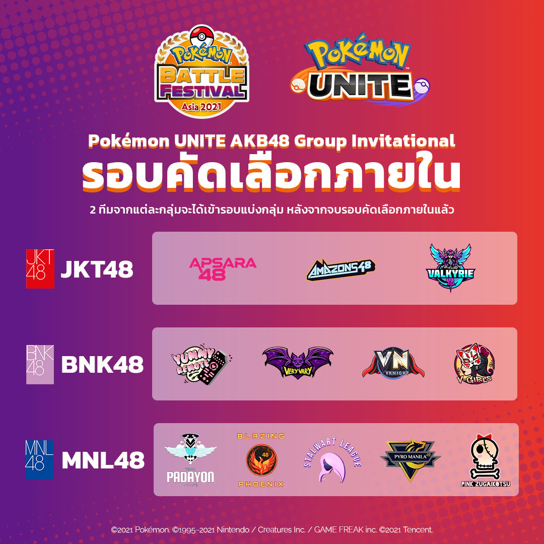 Pokémon Battle Festival Asia 2021 การท้าประลองของวงไอดอล และอินฟลูเอนเซอร์จากหลากหลายภูมิภาค