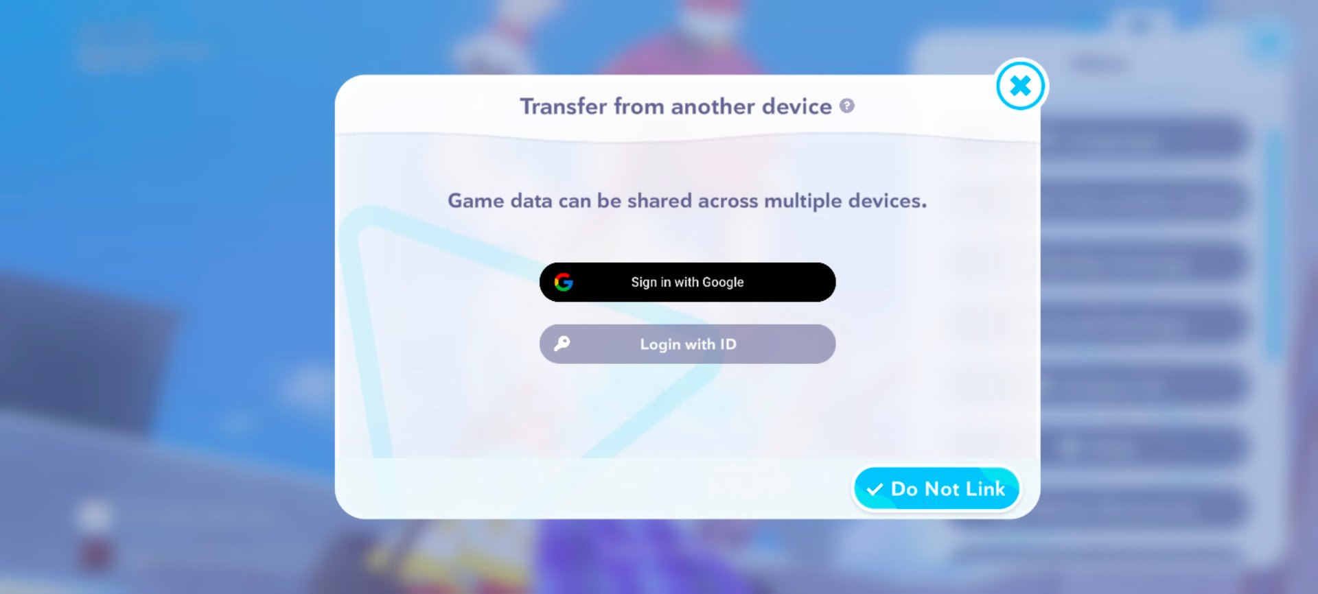 วิธีล็อกอินเกม hololive Dreams ด้วย Link ID และ Password