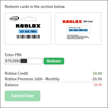 ขั้นตอนสมัคร Roblox Premium (BC) ด้วย Roblox Card