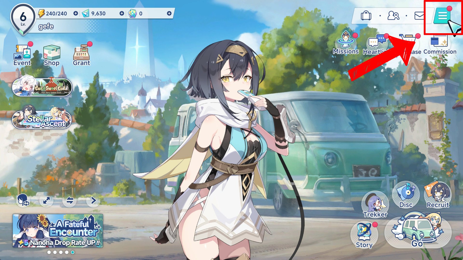 วิธีเปลี่ยนอีเมลผูกไอดีเกม Stella Sora ผ่านเมนูในเกม