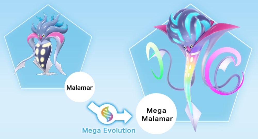 ข้อมูลล่าสุดของ Pokémon Legends: Z-A คาลามาเนโรเผยร่างเมก้าสุดลึกลับ ''เมก้าคาลามาเนโร''