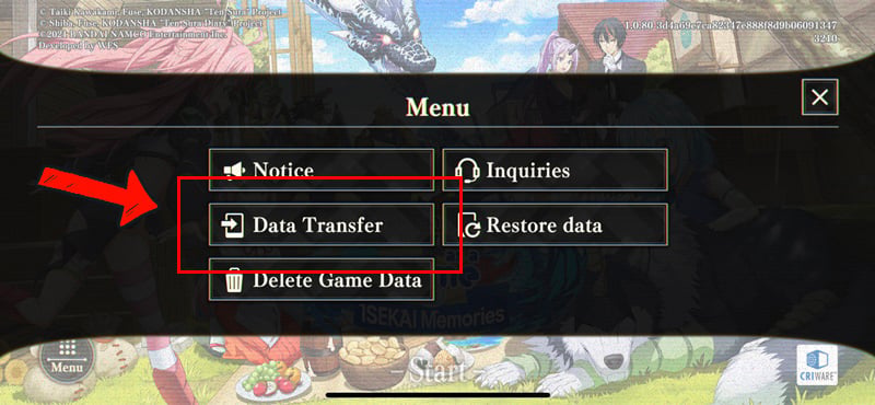 การใช้ไอดี SLIME - ISEKAI Memories (Global/Asia)