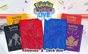 หลังการ์ด Pokemon TCG Live - Sleeves & Deck Box