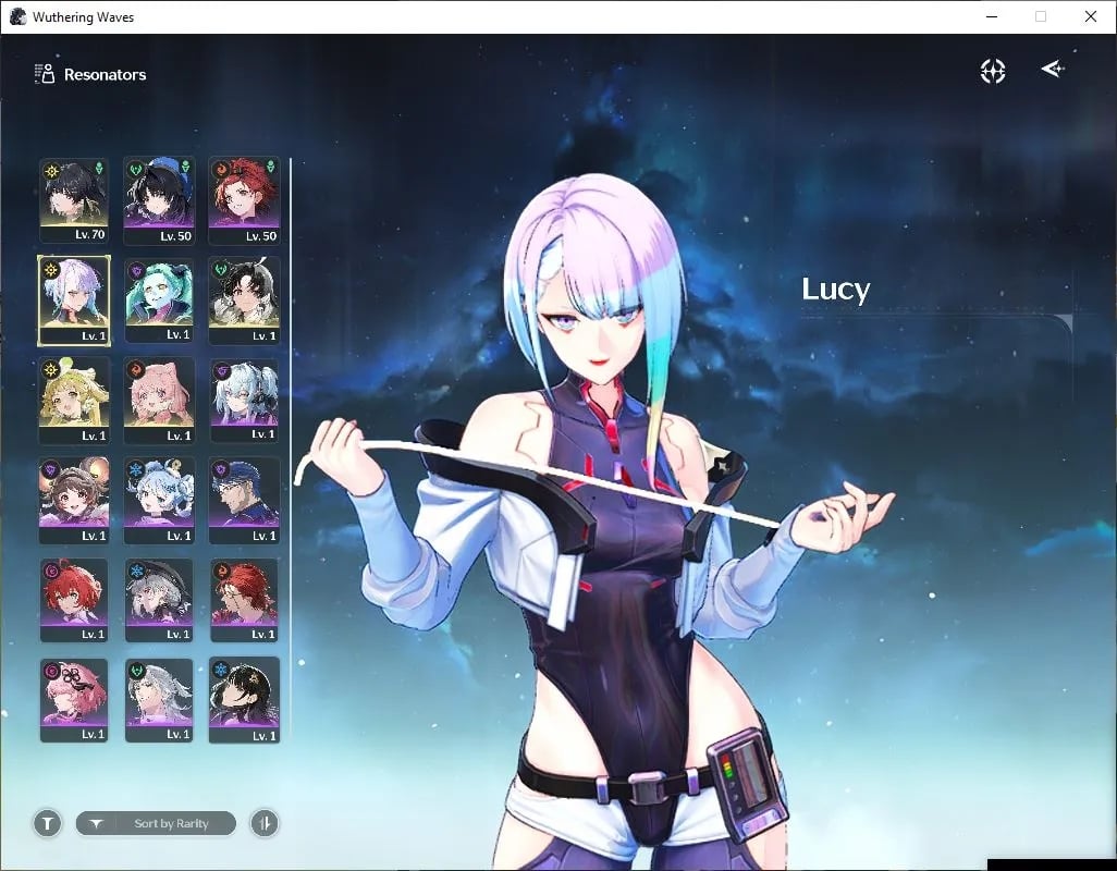 ไอดี WuWa (SEA) - Lucy R6 + Sign, Rebecca + Sign, Verina, Encore, Jianxin #2
