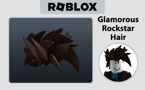 Roblox - Glamorous Rockstar Hair (Hair)