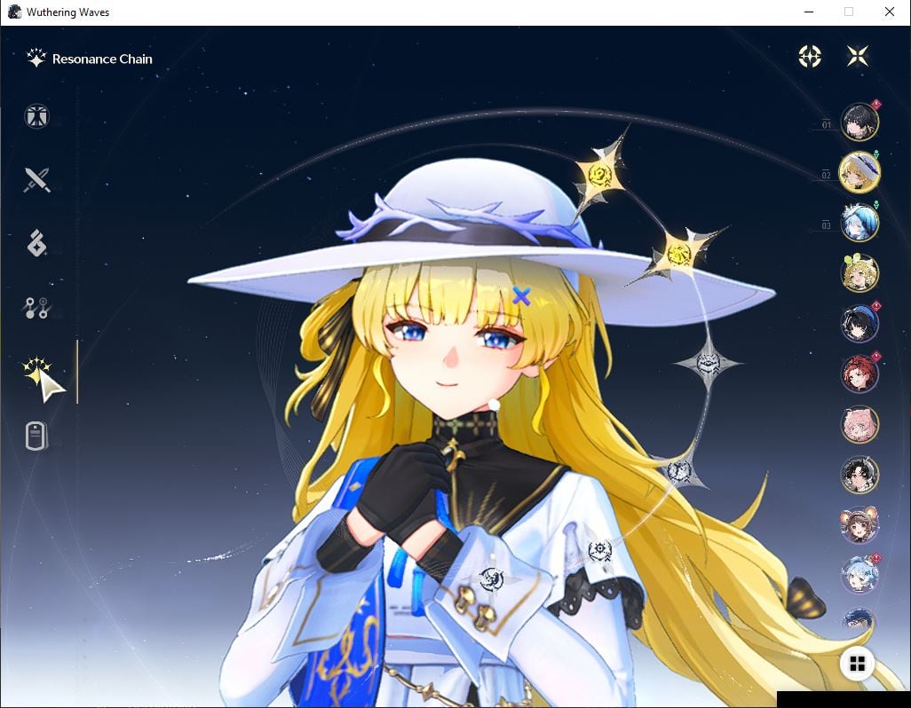ไอดี WuWa (SEA) - Shorekeeper + Sign, Phoebe R2+ Sign, Verina, Encore, Jianxin #2