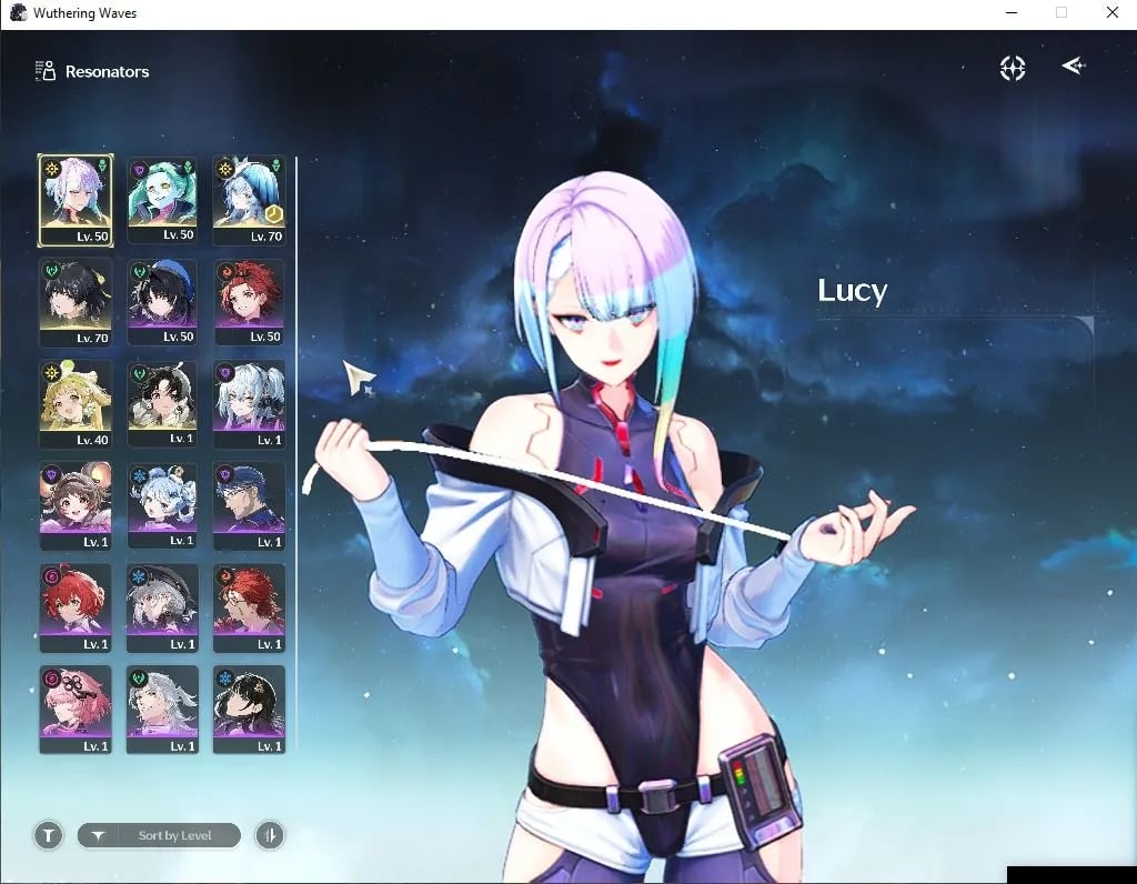 ไอดี WuWa (SEA) - Lucy R6 + Sign, Rebecca + Sign, Verina, Jianxin #2
