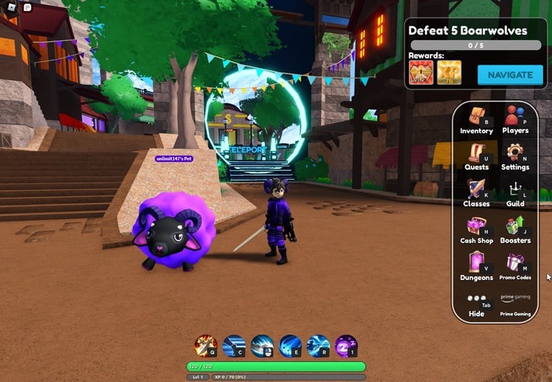 Roblox - Void Sheep Shoulder Pet (Shoulder) #3