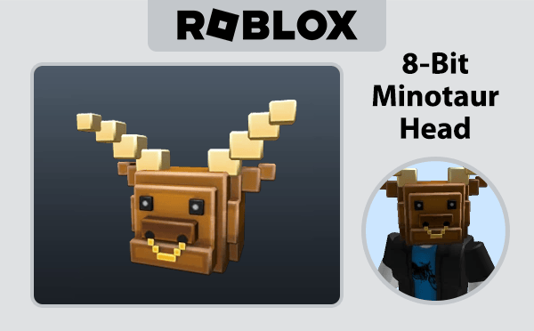 Roblox - 8-Bit Minotaur Head (Hat)