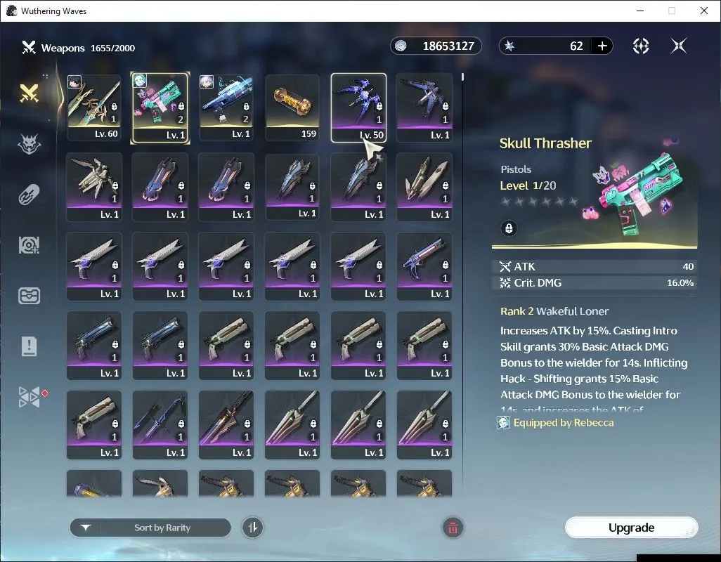 ไอดี WuWa (SEA) - Lucy R6 + Sign, Rebecca + Sign, Shorekeeper, Verina, 22 Radiant #3