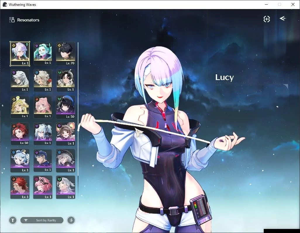 ไอดี WuWa (SEA) - Lucy R6 + Sign, Rebecca + Sign, Verina, Calcharo, Encore, Jianxin, Lingyang #2