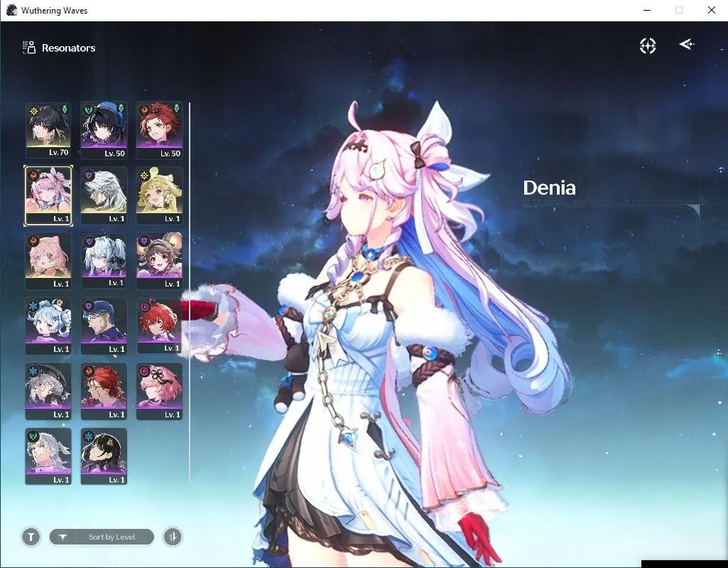 ไอดี WuWa (SEA) - Denia R6, Verina, Calcharo, Encore #2