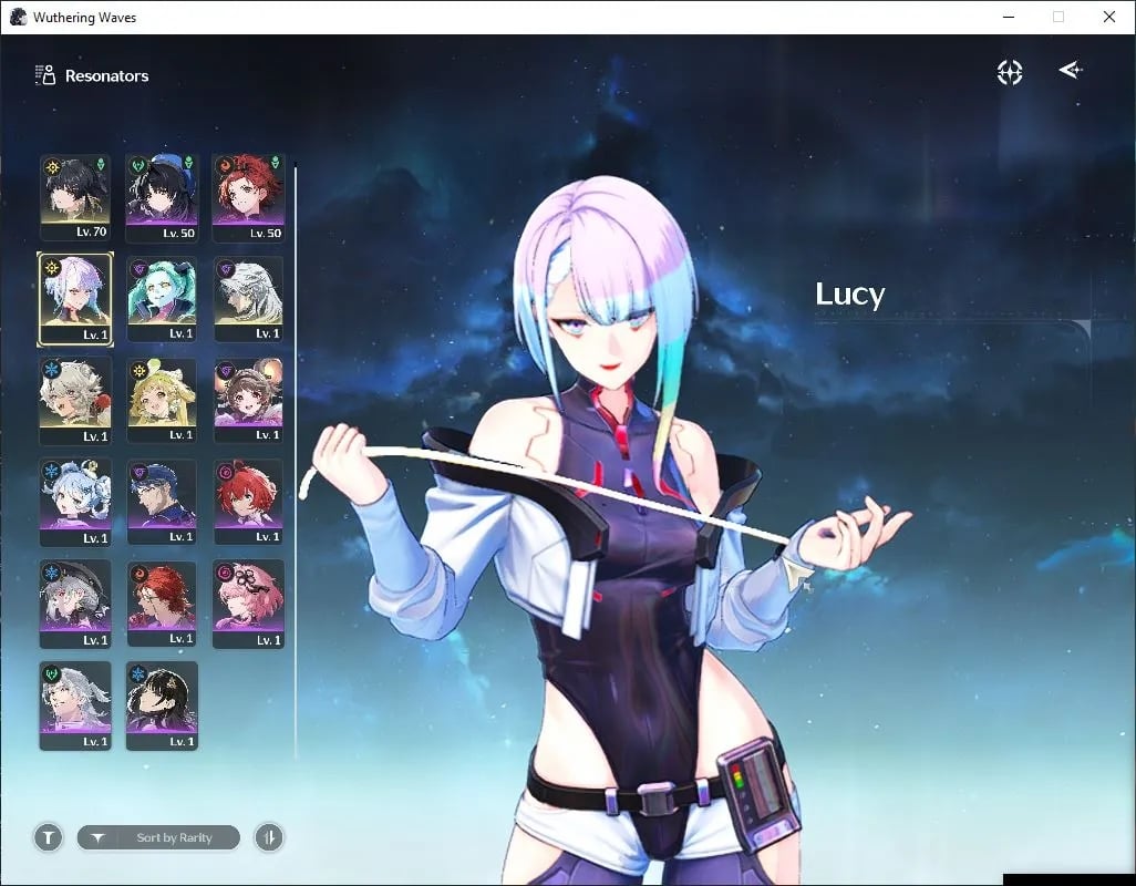 ไอดี WuWa (SEA) - Lucy R6 + Sign, Rebecca + Sign, Verina, Calcharo, Lingyang #2