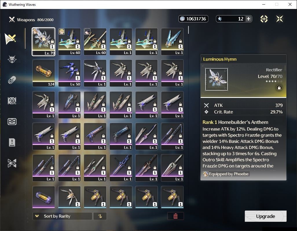 ไอดี WuWa (SEA) - Phoebe R6 + Sign, Verina #3