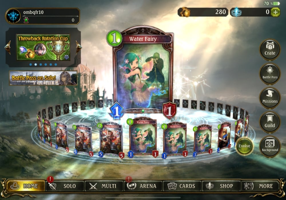 ไอดี Shadowverse 350+ Card Packs #1