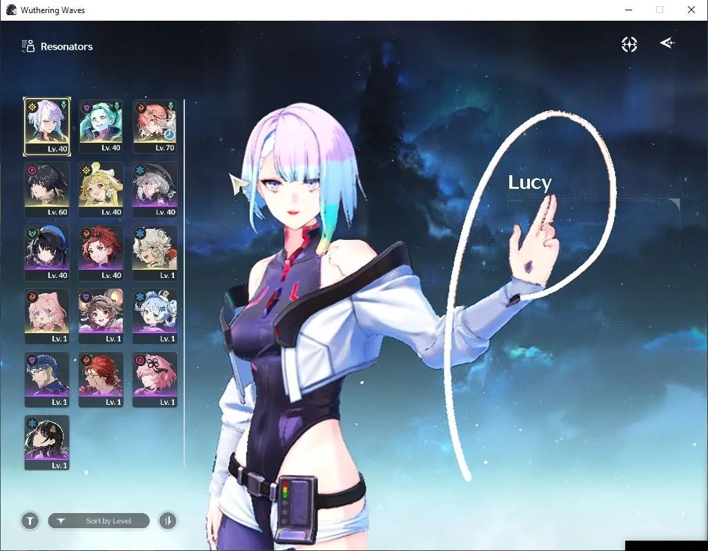 ไอดี WuWa (SEA) - Lucy R6 + Sign, Rebecca + Sign, 38 Radiant Tide #2