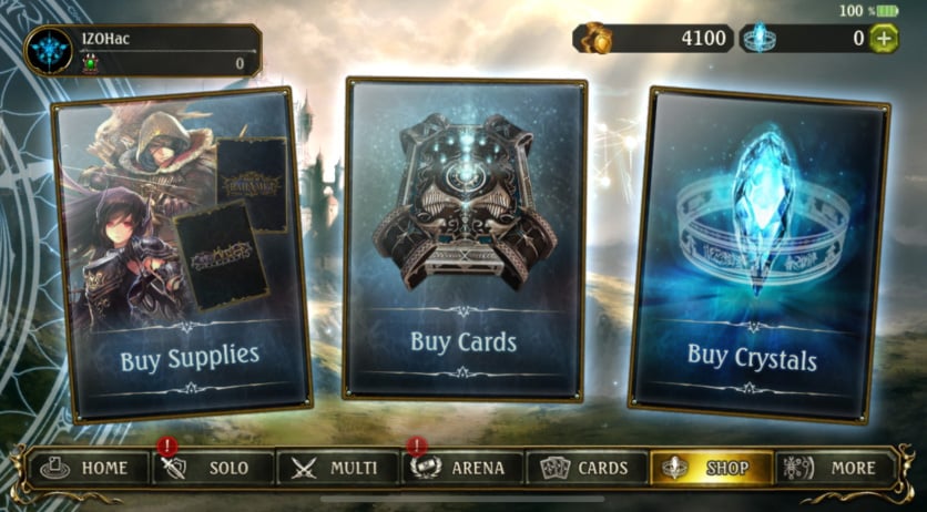 ไอดี Shadowverse 600+ Card Packs, 4000 Golds #1
