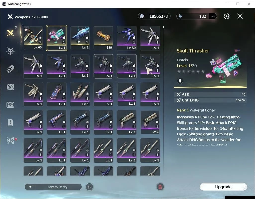 ไอดี WuWa (SEA) - Lucy R6 + Sign, Rebecca + Sign, Shorekeeper, Verina, Calcharo, Encore, Lingyang #3