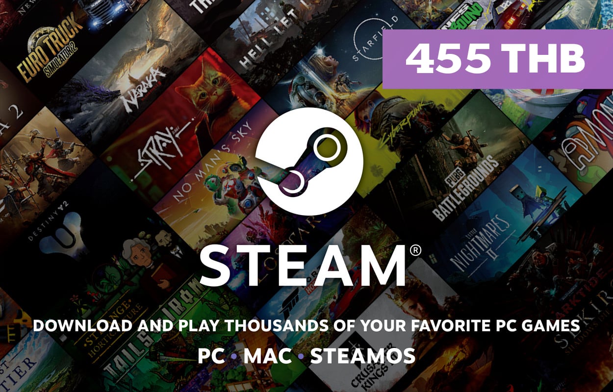 Steam Wallet THB 455