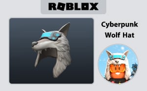 Roblox - Cyberpunk Wolf Hat (Hat)