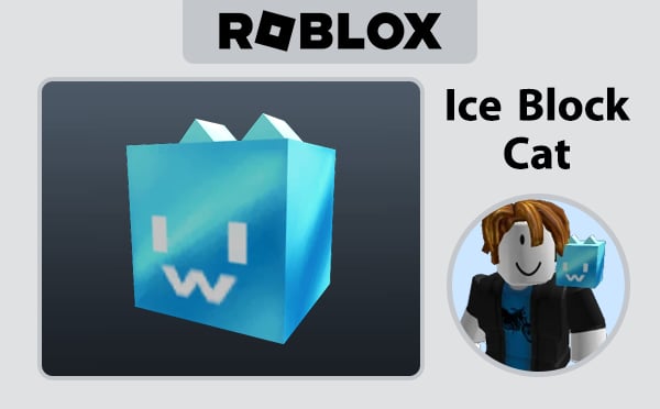 Roblox - Ice Block Cat (Shoulder)