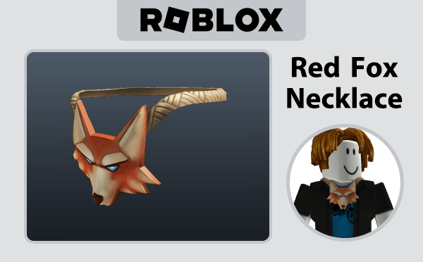 Roblox - Red Fox Necklace (Neck)