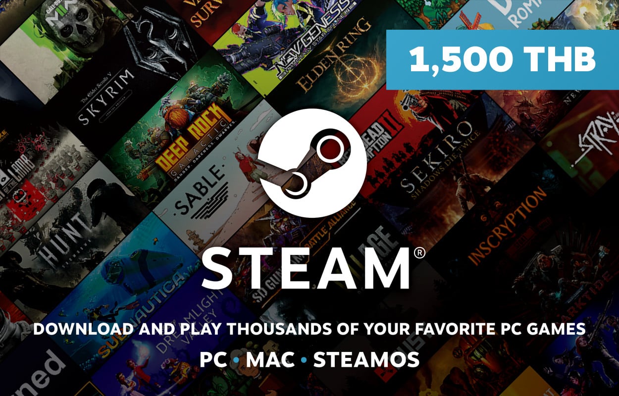 Steam Wallet THB 1,500