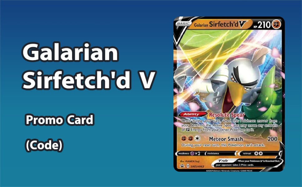 Galarian Sirfetch'd V - Pokemon TCG Live