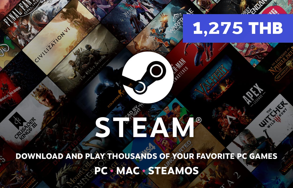 Steam Wallet THB 1,275