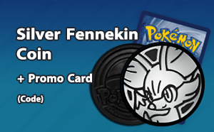 PTCGL - Silver Fennekin Coin