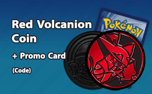 PTCGL - Red Volcanion Coin